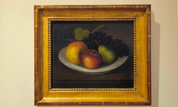 Paul Dubois (1829 - 1905) “Still Life with Ripe Fruit” Oil on artist board. - Image 3