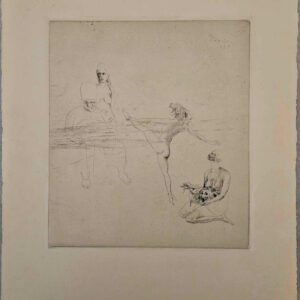 Pablo Picasso (1881 - 1973) Drypoint Salome 1905