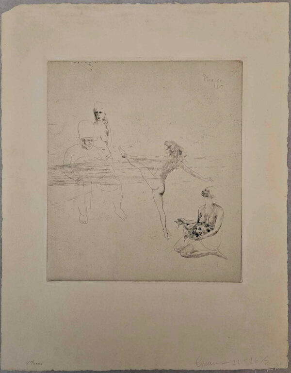 Pablo Picasso (1881 - 1973) Drypoint Salome 1905