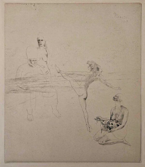 Pablo Picasso (1881 - 1973) Drypoint Salome 1905 - Image 2