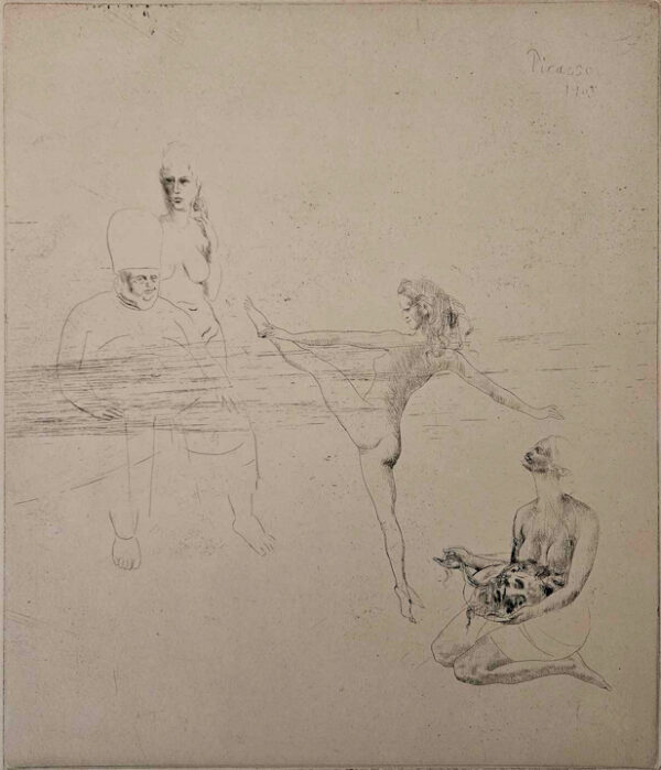 Pablo Picasso (1881 - 1973) Drypoint Salome 1905 - Image 3