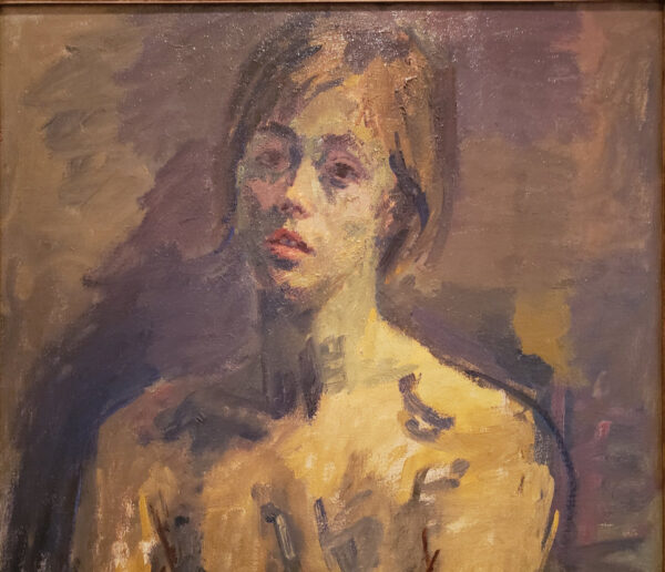 “Nude Female, 1960” Oil on Canvas by Raphael Soyer