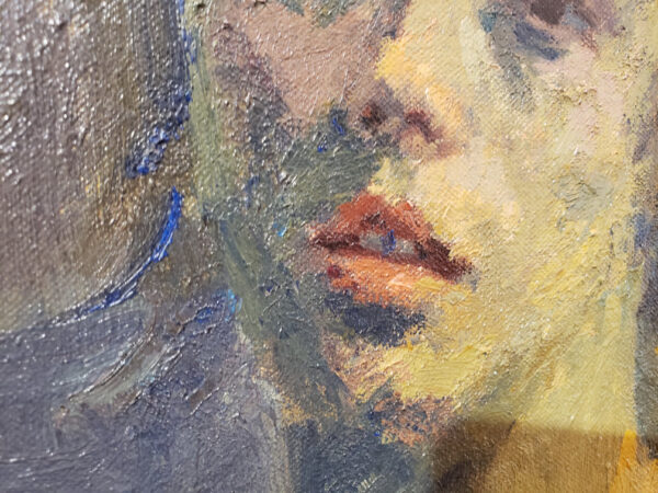 “Nude Female, 1960” Oil on Canvas by Raphael Soyer - Image 8