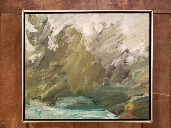 "Trees, Sky-Late Summer" Oil on Canvas by Richard Frooman (1930 - 2014) - Image 2