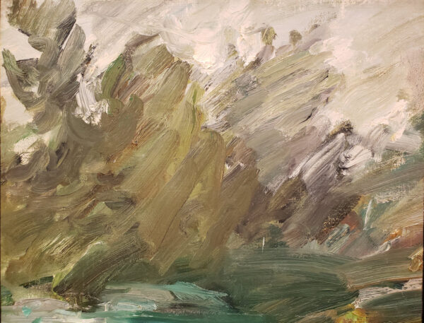"Trees, Sky-Late Summer" Oil on Canvas by Richard Frooman (1930 - 2014) - Image 4