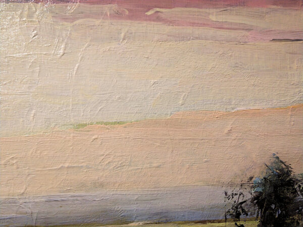 Leon Dabo, NA (1864-1960) "River in Springtime 52, aka River Against Pink Hills" - Image 9
