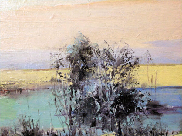 Leon Dabo, NA (1864-1960) "River in Springtime 52, aka River Against Pink Hills" - Image 11