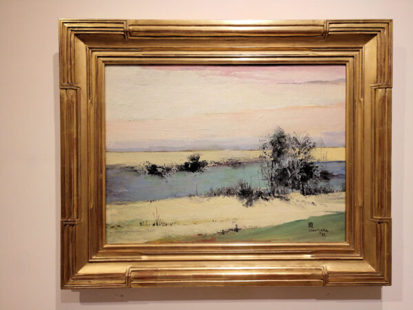 Leon Dabo, NA (1864-1960) "River in Springtime 52, aka River Against Pink Hills" - Image 18