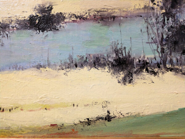 Leon Dabo, NA (1864-1960) "River in Springtime 52, aka River Against Pink Hills" - Image 7
