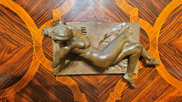 Robert Graham (1938-2008) “Gina, 5/21/97” Bronze of Recumbent Women, 1997 - Image 10