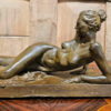 Robert Graham (1938-2008) “Gina, 5/21/97” Bronze of Recumbent Women, 1997    SOLD