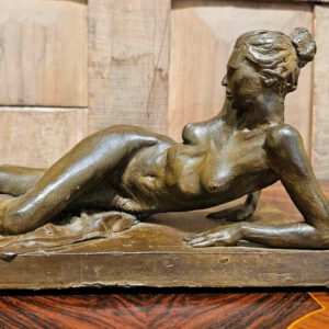 Robert Graham (1938-2008) “Gina, 5/21/97” Bronze of Recumbent Women, 1997