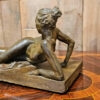 Robert Graham (1938-2008) “Gina, 5/21/97” Bronze of Recumbent Women, 1997    SOLD - Image 3
