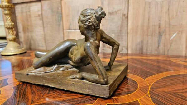 Robert Graham (1938-2008) “Gina, 5/21/97” Bronze of Recumbent Women, 1997 - Image 3