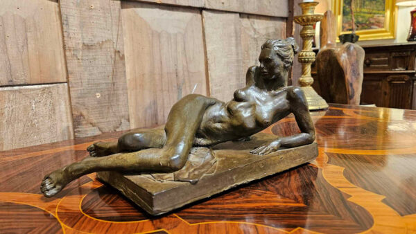 Robert Graham (1938-2008) “Gina, 5/21/97” Bronze of Recumbent Women, 1997 - Image 8