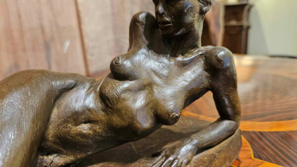 Robert Graham (1938-2008) “Gina, 5/21/97” Bronze of Recumbent Women, 1997 - Image 9