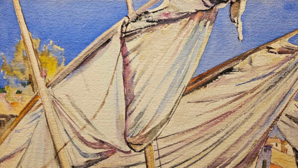 Robert Hallowell (1886-1939) Drying Sails, Collioure, 1926 - Image 7