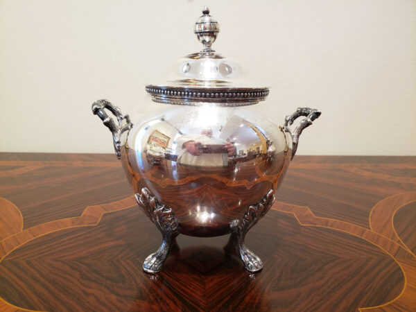 A Rare Early Coin Silver Tea Set by Shreve Crump & Low, Boston - Image 12