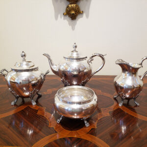 A Rare Early Coin Silver Tea Set by Shreve Crump & Low, Boston