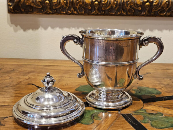 Sterling Silver Equestrian Trophy “The Lovley Night Hurdle” 1959 - Image 13