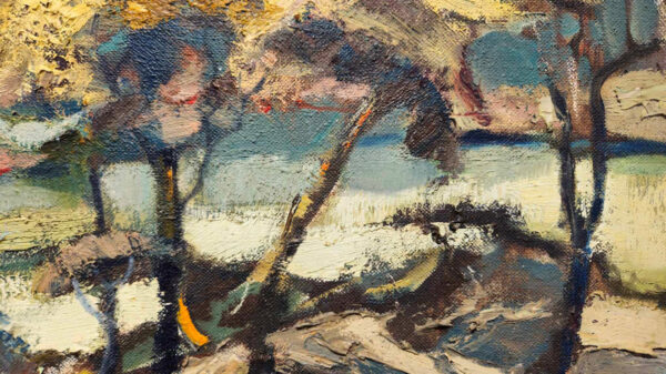 Valdi S. Maris (1919-1993)"South River" Oil on Canvas - Image 10