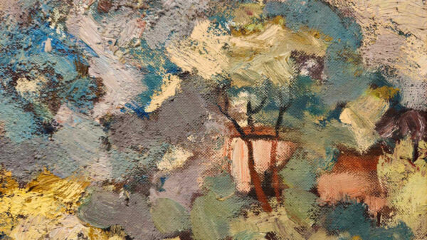 Valdi S. Maris (1919-1993)"South River" Oil on Canvas - Image 11
