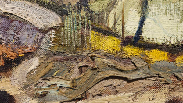Valdi S. Maris (1919-1993)"South River" Oil on Canvas - Image 14