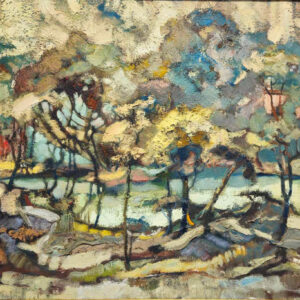 Valdi S. Maris (1919-1993)"South River" Oil on Canvas