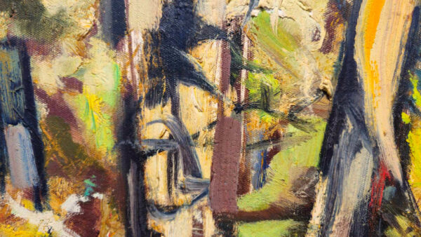 Valdi S. Maris (1919-1993)"Sun in Thicket" Oil on Canvas - Image 10