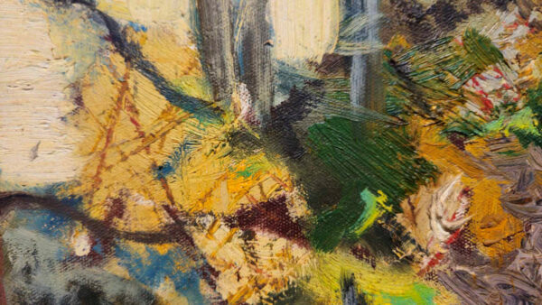 Valdi S. Maris (1919-1993)"Sun in Thicket" Oil on Canvas - Image 11