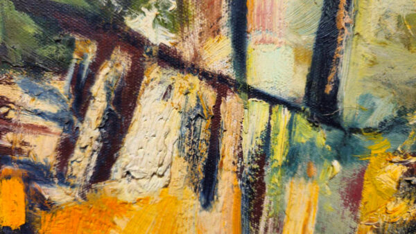 Valdi S. Maris (1919-1993)"Sun in Thicket" Oil on Canvas - Image 14