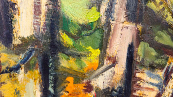Valdi S. Maris (1919-1993)"Sun in Thicket" Oil on Canvas - Image 15