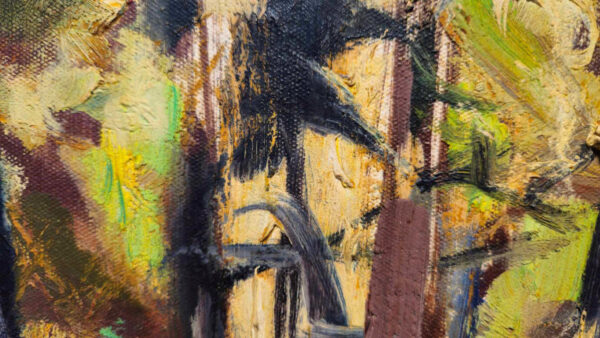 Valdi S. Maris (1919-1993)"Sun in Thicket" Oil on Canvas - Image 16