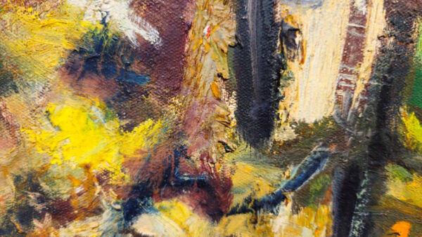 Valdi S. Maris (1919-1993)"Sun in Thicket" Oil on Canvas - Image 17