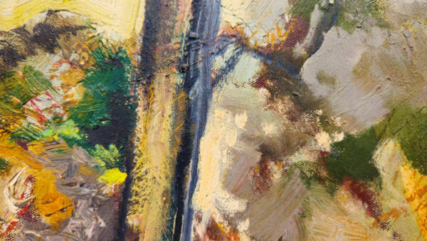Valdi S. Maris (1919-1993)"Sun in Thicket" Oil on Canvas - Image 20
