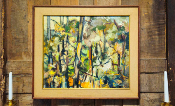 Valdi S. Maris (1919-1993)"Sun in Thicket" Oil on Canvas - Image 2