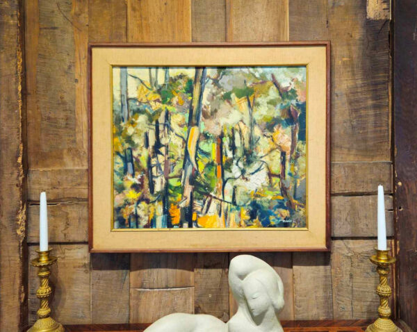 Valdi S. Maris (1919-1993)"Sun in Thicket" Oil on Canvas - Image 3