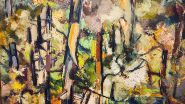 Valdi S. Maris (1919-1993)"Sun in Thicket" Oil on Canvas - Image 5