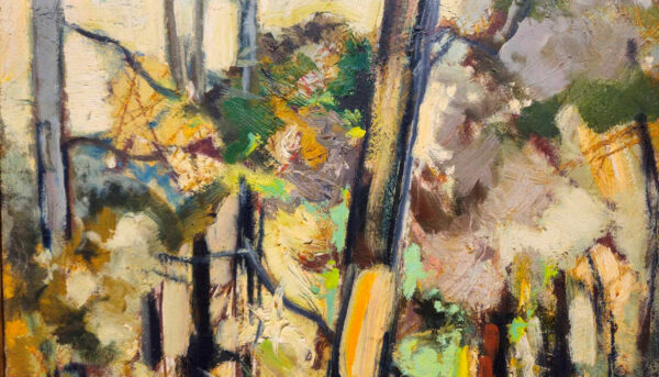 Valdi S. Maris (1919-1993)"Sun in Thicket" Oil on Canvas - Image 6