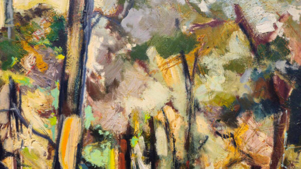 Valdi S. Maris (1919-1993)"Sun in Thicket" Oil on Canvas - Image 8
