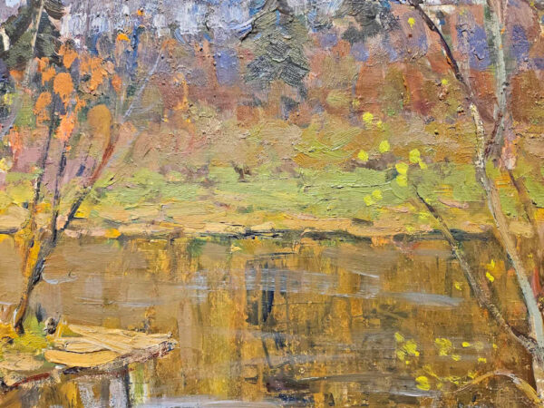 Valerian Mikhailovich Formozov (1921 - 2004) "River Vorya in Spring Time" - Image 11