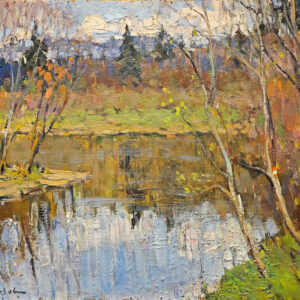 Valerian Mikhailovich Formozov (1921 - 2004) "River Vorya in Spring Time"