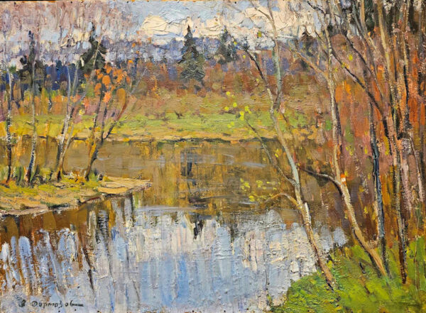 Valerian Mikhailovich Formozov (1921 - 2004) "River Vorya in Spring Time"