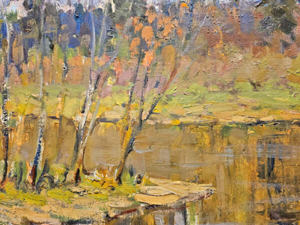 Valerian Mikhailovich Formozov (1921 - 2004) "River Vorya in Spring Time" - Image 7