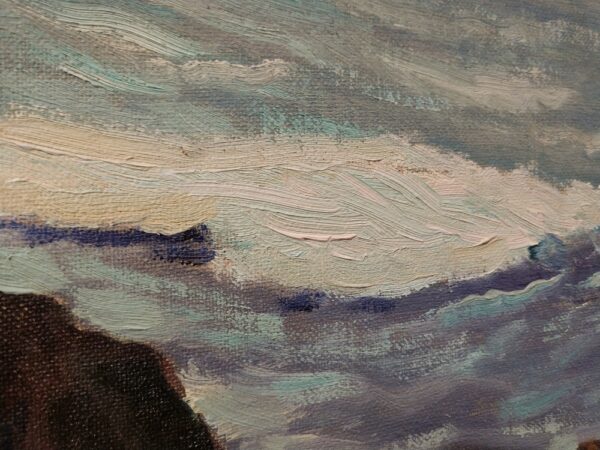 "The Restless Sea" Oil on Board by Walter Alexander Bailey (1894 - 1989) - Image 10