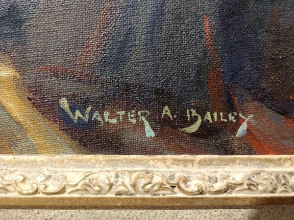 "The Restless Sea" Oil on Board by Walter Alexander Bailey (1894 - 1989) - Image 12