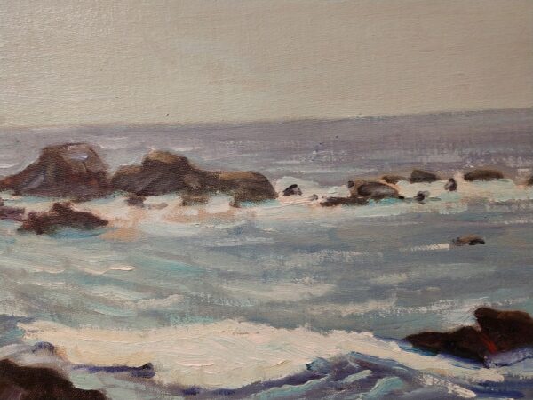 "The Restless Sea" Oil on Board by Walter Alexander Bailey (1894 - 1989) - Image 5