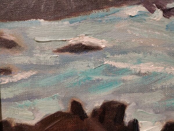 "The Restless Sea" Oil on Board by Walter Alexander Bailey (1894 - 1989) - Image 8