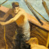 “Toilers of the Sea” by Walter Kohn (1886-1964) Oil on Canvas - Image 11