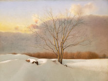 Winter Landscape II by Werner Groshans NA, (1913-1986)